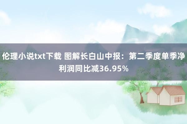 伦理小说txt下载 图解长白山中报：第二季度单季净利润同比减36.95%