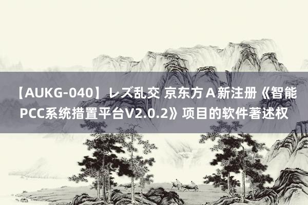 【AUKG-040】レズ乱交 京东方Ａ新注册《智能PCC系统措置平台V2.0.2》项目的软件著述权