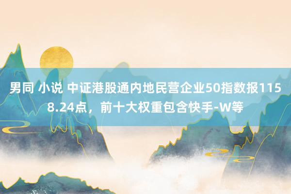 男同 小说 中证港股通内地民营企业50指数报1158.24点，前十大权重包含快手-W等