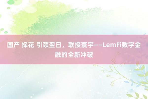 国产 探花 引颈翌日，联接寰宇——LemFi数字金融的全新冲破